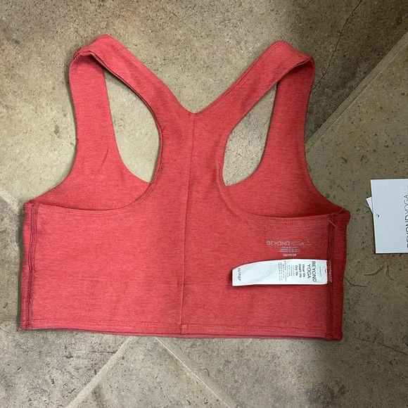 💫Beyond Yoga Women’s Spacedye Simplicity Bra 2.0, NWT, XS, Faded Rose Heather - Picture 11 of 15